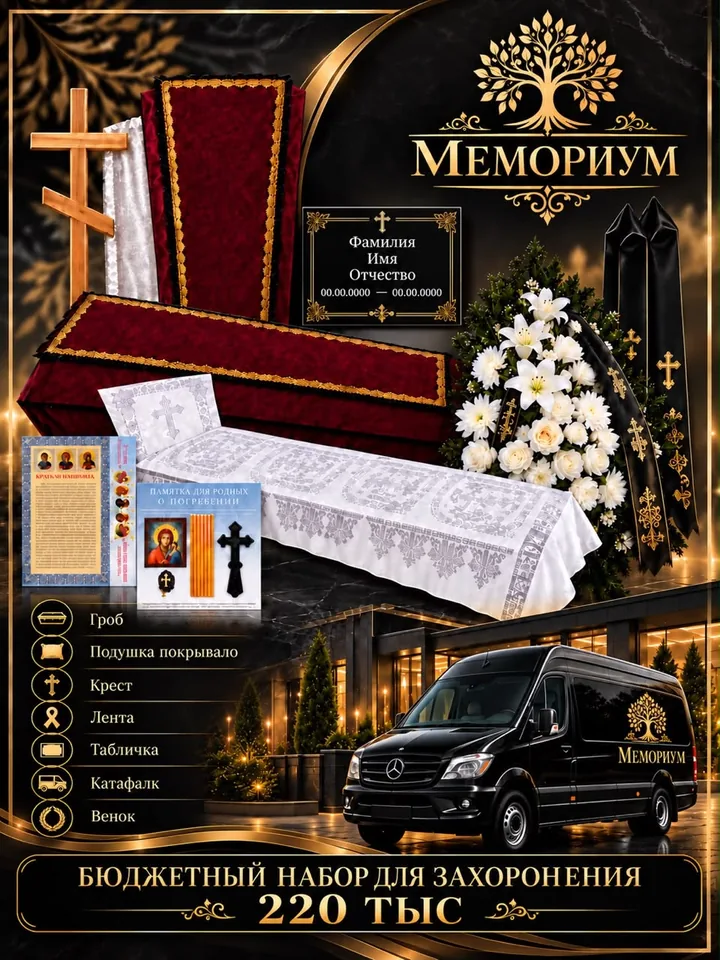 Бюджетный набор для захоронения «Мемориум» - 220 000 ₸